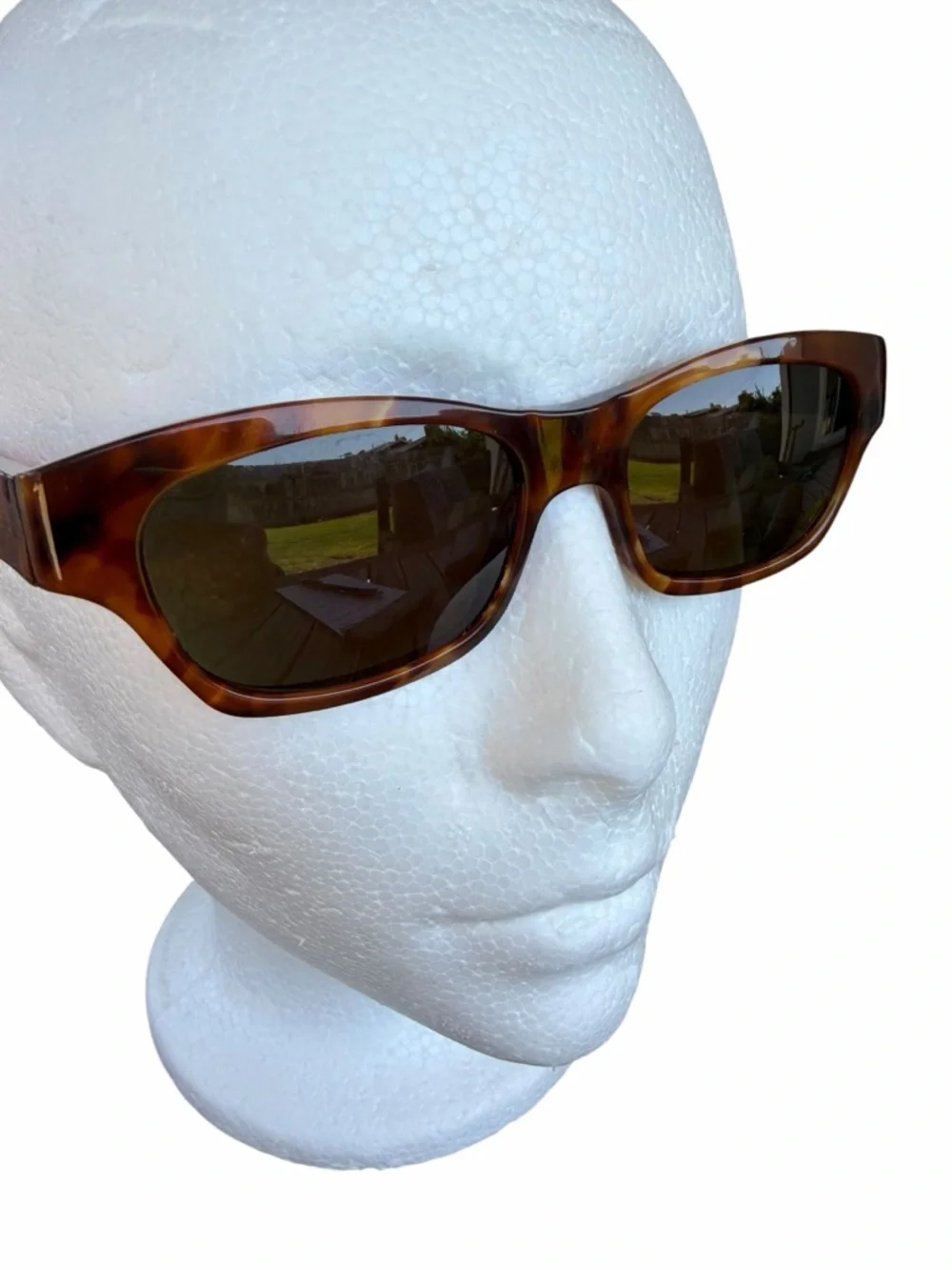 VTG l.a. Eyeworks Miles 142 Tortoise Shell Low Profile Sunglasses Artsy Italy